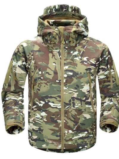 Military Camouflage Fleece Jacket