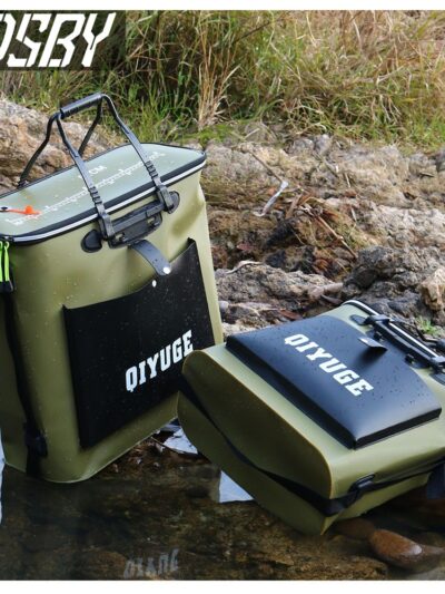 JOSBY Portable Zipper Fishing Bucket
