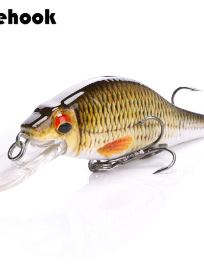 TREHOOK: Black Minnow Swimbait Mini Crankbaits