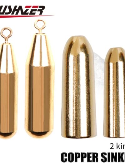 LUSHAZER 5pcs/lot cylinder shape copper weight