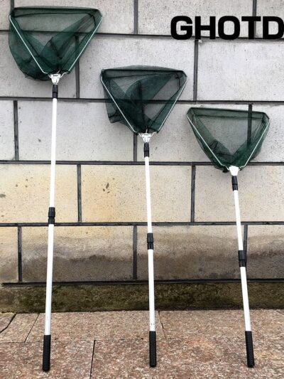 GHOTDA Aluminum Alloy Retractable Fishing Net