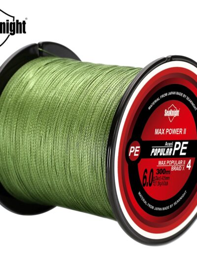 SeaKnight Brand TriPoseidon 4 Strands 300M PE Braided Fishing Line 8-80LB Multifilament Fishing Line
