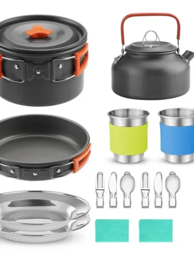Portable Cooking Utensils Set for two persons
