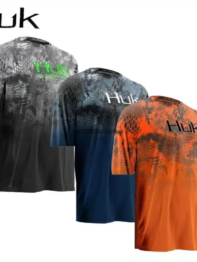 Fishing Shirts Men Summer Outdoor Short Sleeve Breathable