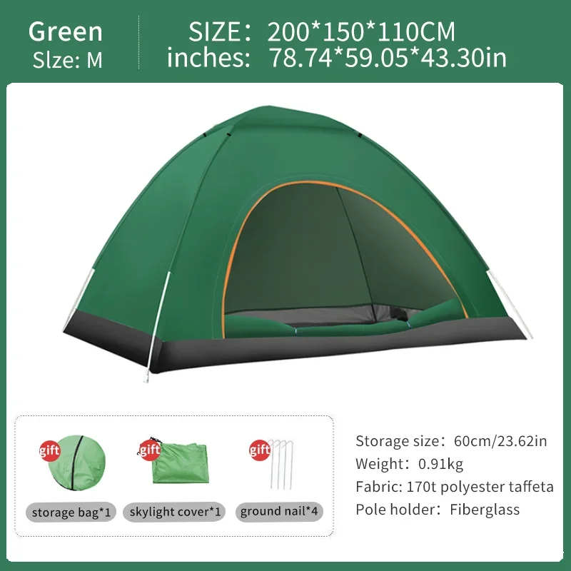 2-3 Person Outdoor Pop Up Tent - Image 6